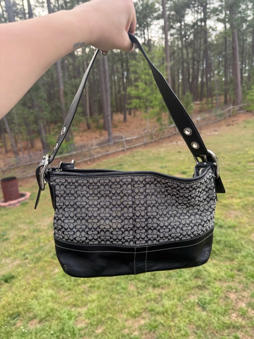 Coach Mini Signature Shoulder Bag - Picture 3 of 7